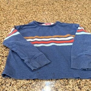 Mini Boden Navy Striped Sweater